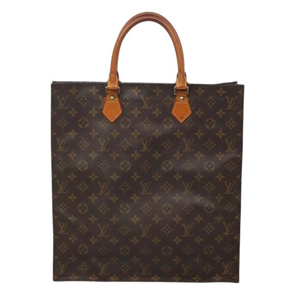 LOUIS VUITTON Monogram Sac Plat Hand Bag M51140 - Picture 2 of 16